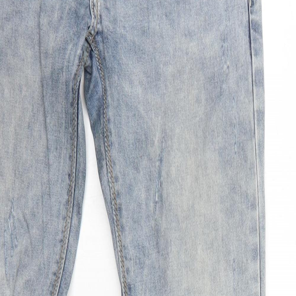 R.Display Womens Blue Cotton Skinny Jeans Size 8 Regular Zip