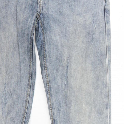 R.Display Womens Blue Cotton Skinny Jeans Size 8 Regular Zip