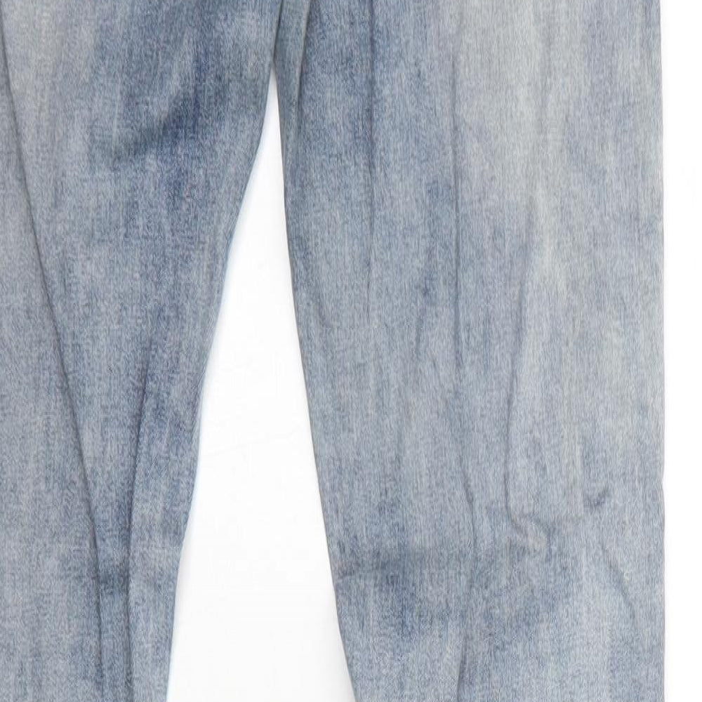 R.Display Womens Blue Cotton Skinny Jeans Size 8 Regular Zip