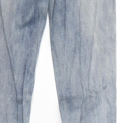 R.Display Womens Blue Cotton Skinny Jeans Size 8 Regular Zip