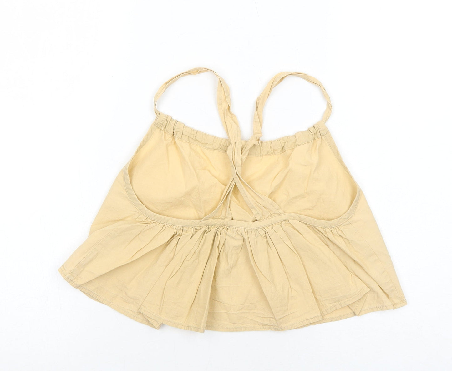 Womens UK Size 10 PRETTYLITTLETHING Beige Basic Tank
