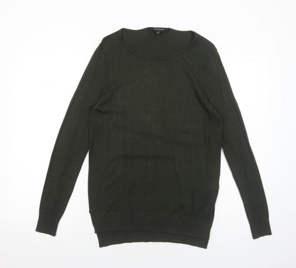 Womens UK Size 10 Peacocks Green Pullover Jumper