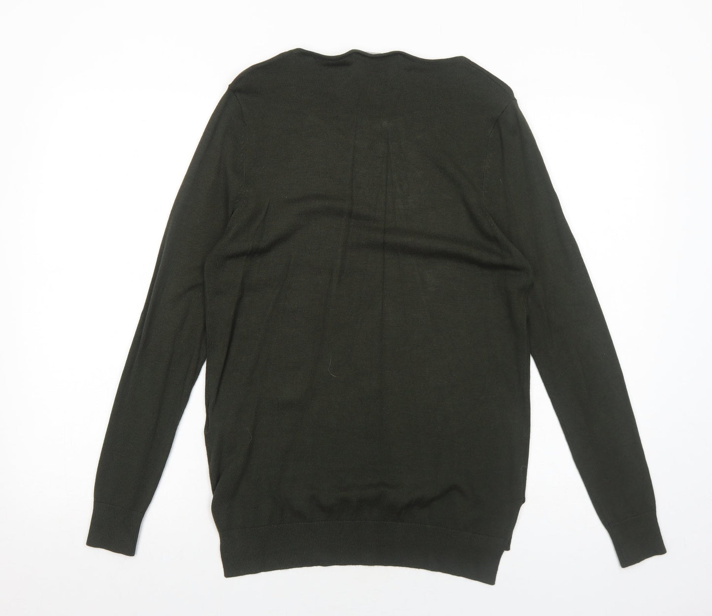 Womens UK Size 10 Peacocks Green Pullover Jumper