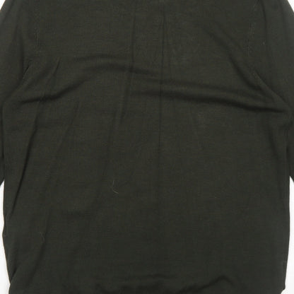 Womens UK Size 10 Peacocks Green Pullover Jumper