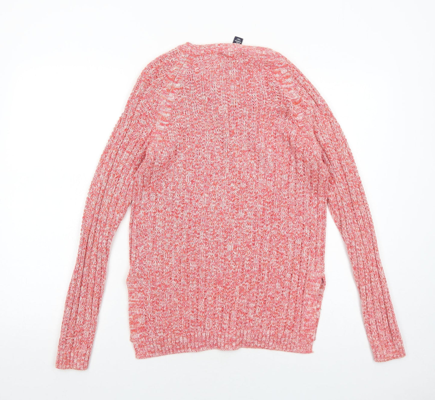 Gap Womens Pink Round Neck Cotton Pullover Jumper Size XS
