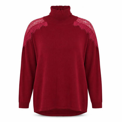 Womens UK Size 18 Very Red Pullover Jumper