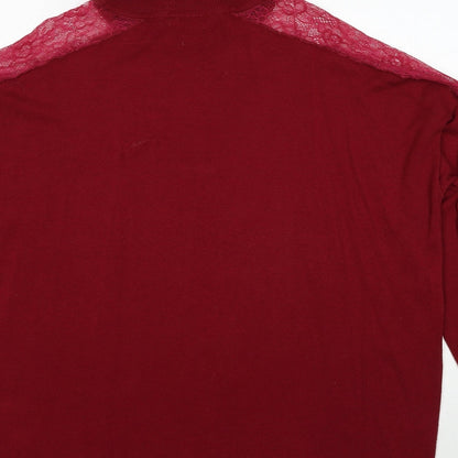Womens UK Size 18 Very Red Pullover Jumper