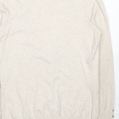 Womens UK Size L Yessica Beige Cardigan Jumper