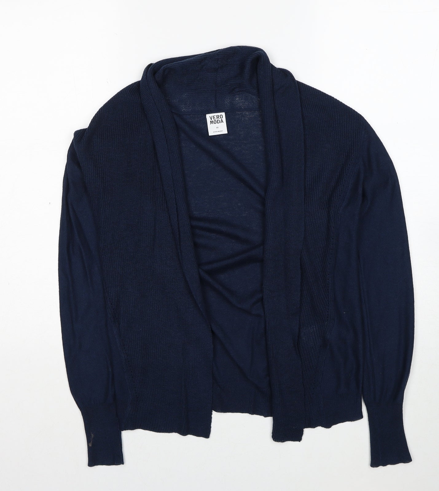 Womens UK Size XS VERO MODA Blue Cardigan Jumper