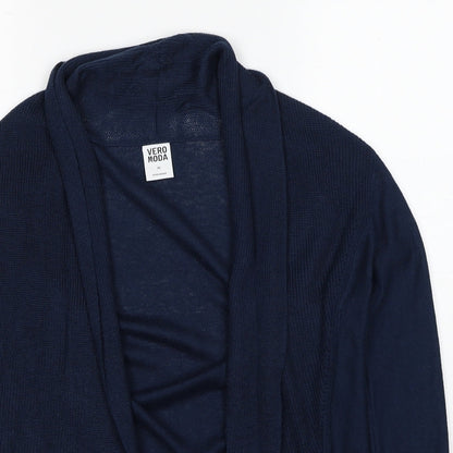 Womens UK Size XS VERO MODA Blue Cardigan Jumper