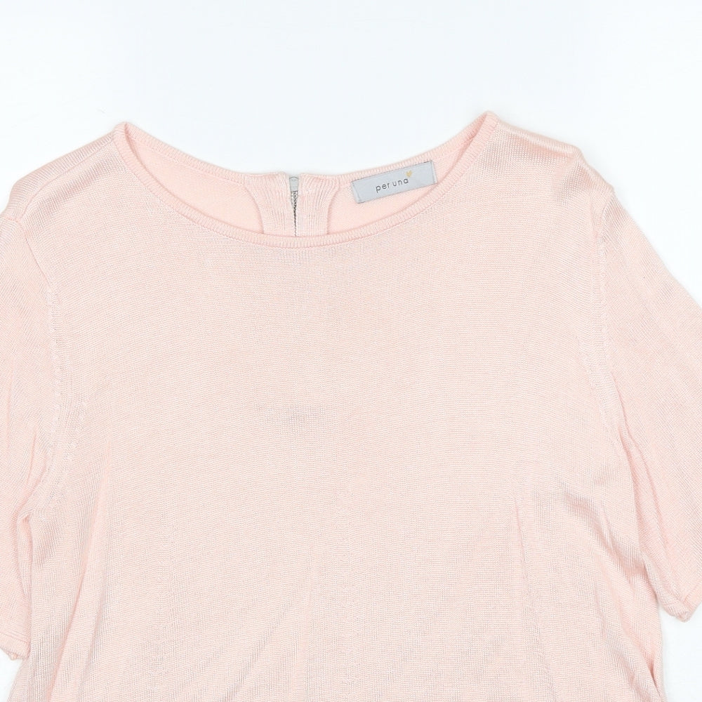 Womens UK Size 12 Per Una Pink Pullover Jumper