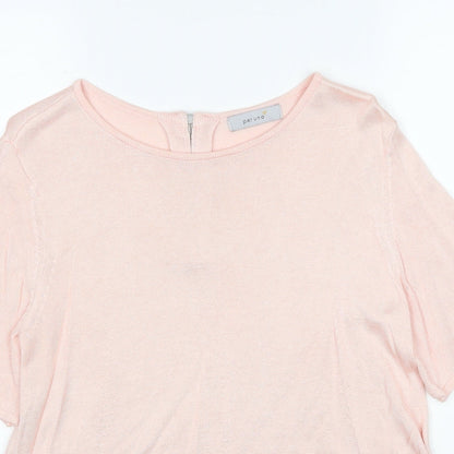 Womens UK Size 12 Per Una Pink Pullover Jumper