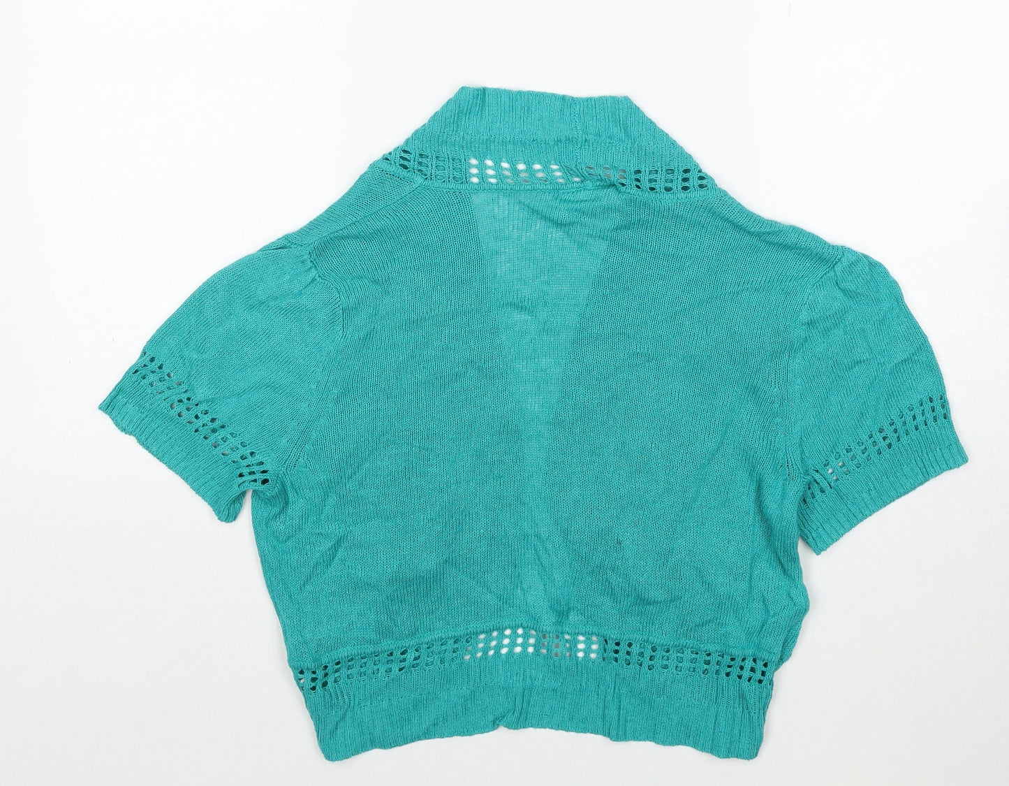 Womens UK Size S Wallis Blue Cardigan Jumper