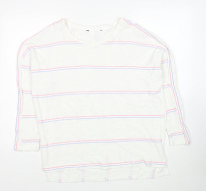 Womens UK Size 16 Preworn White Pullover Jumper