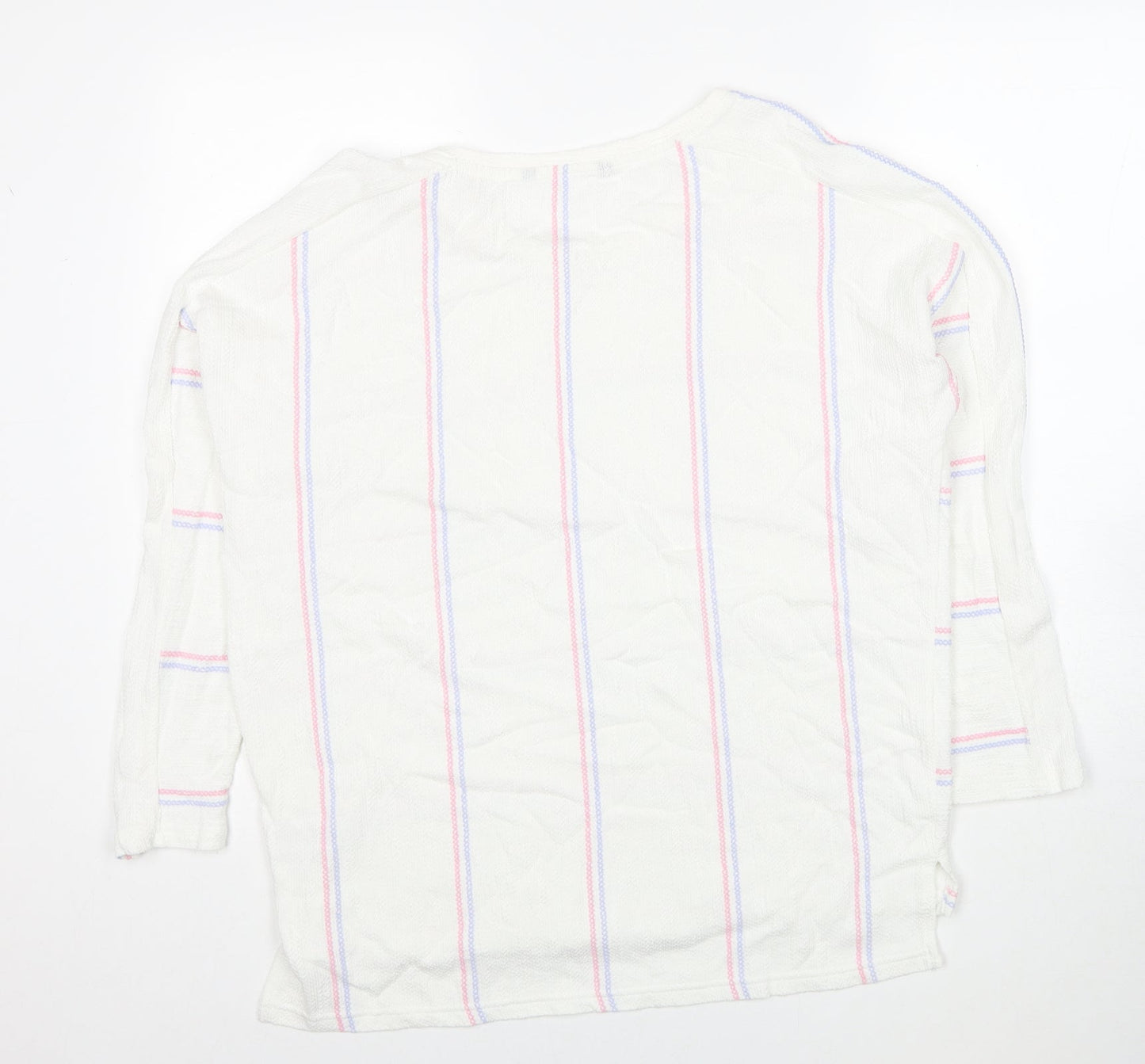 Womens UK Size 16 Preworn White Pullover Jumper