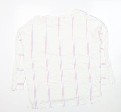 Womens UK Size 16 Preworn White Pullover Jumper