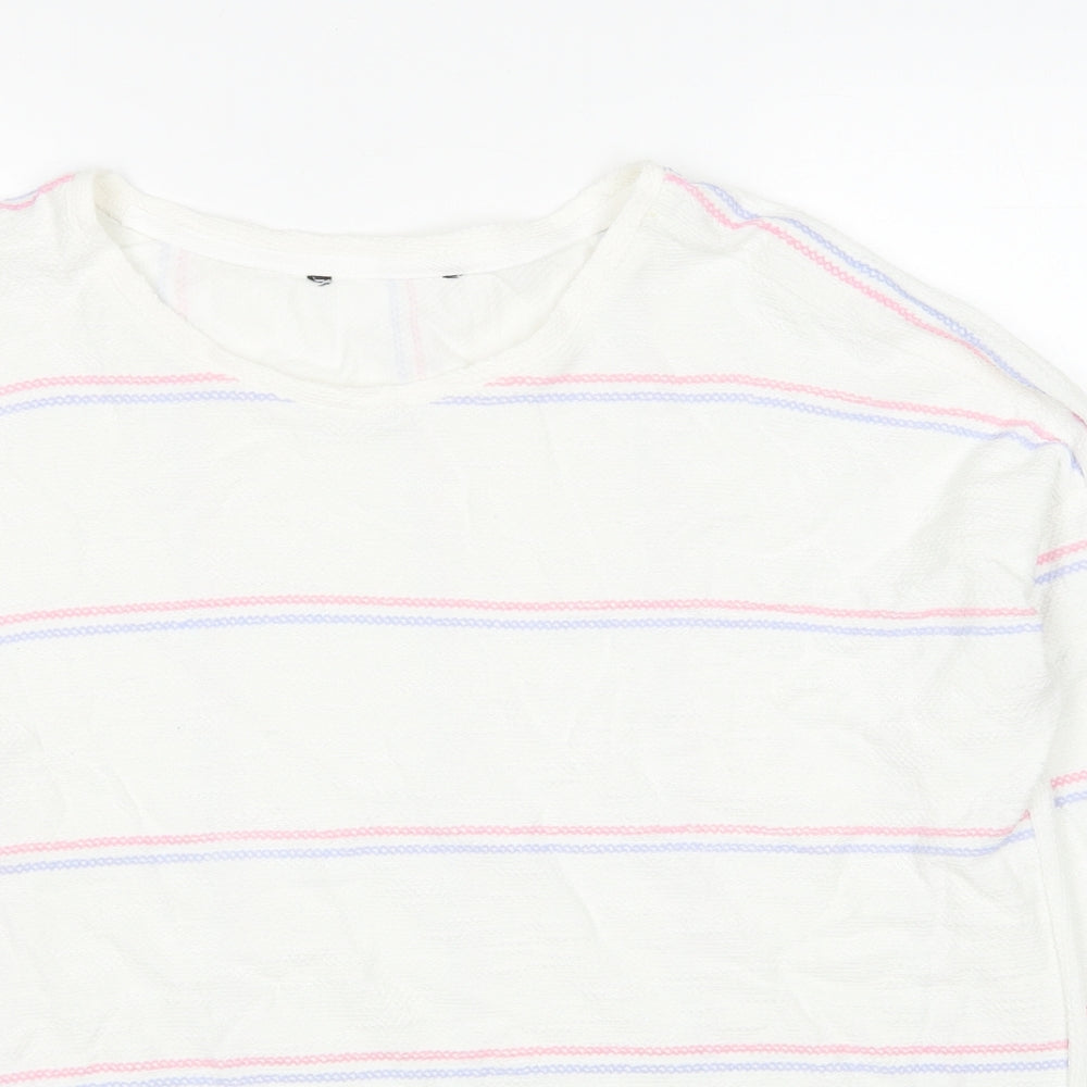 Womens UK Size 16 Preworn White Pullover Jumper