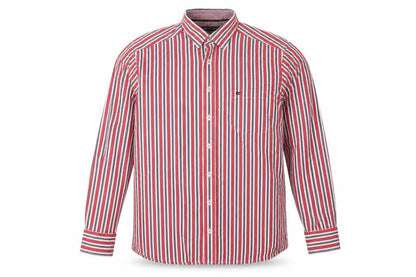 Mens UK Size M CASAMODA Red  Button-Up Long Sleeve Casual Shirt