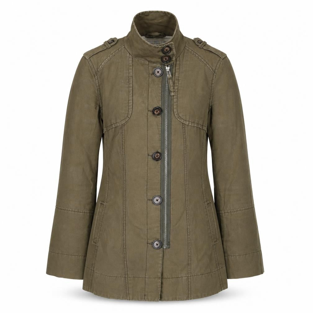 Next Womens Green Jacket Size 8 Zip