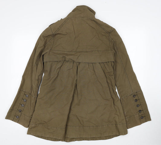 NEXT Womens Green Jacket Size 8 Zip