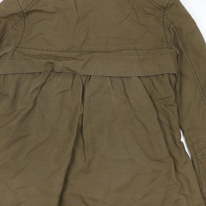 NEXT Womens Green Jacket Size 8 Zip