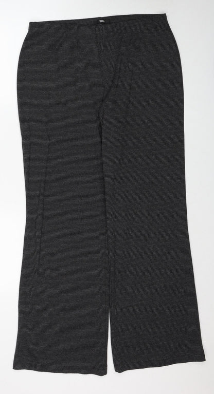 Womens UK Size 16 Marks and Spencer Regular Fit  Grey Trousers