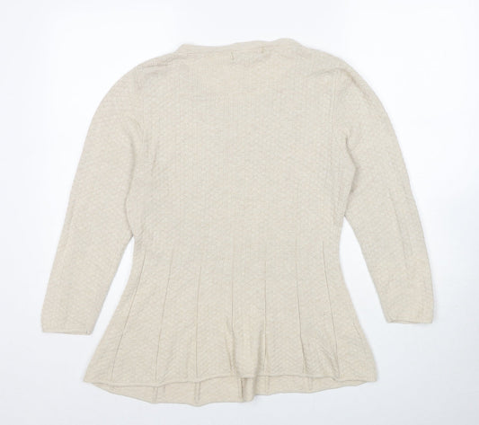 Womens UK Size 14 NEXT Beige Pullover Jumper