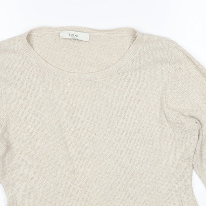 Womens UK Size 14 NEXT Beige Pullover Jumper