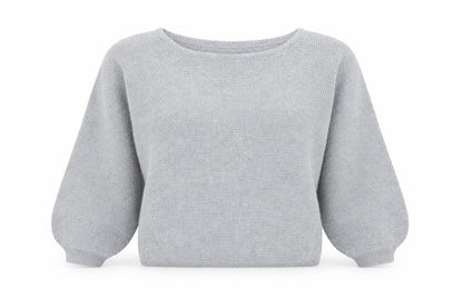 Womens UK Size M PRETTYLITTLETHING Grey Pullover Jumper