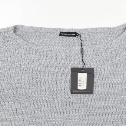 Womens UK Size M PRETTYLITTLETHING Grey Pullover Jumper