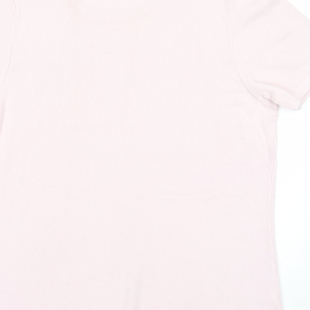 Womens UK Size 20 Papaya Pink Pullover Jumper