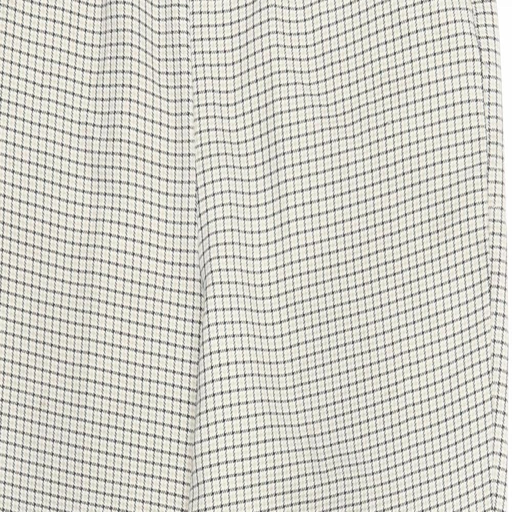 Womens UK Size 12 Preworn Regular Fit  Beige Trousers