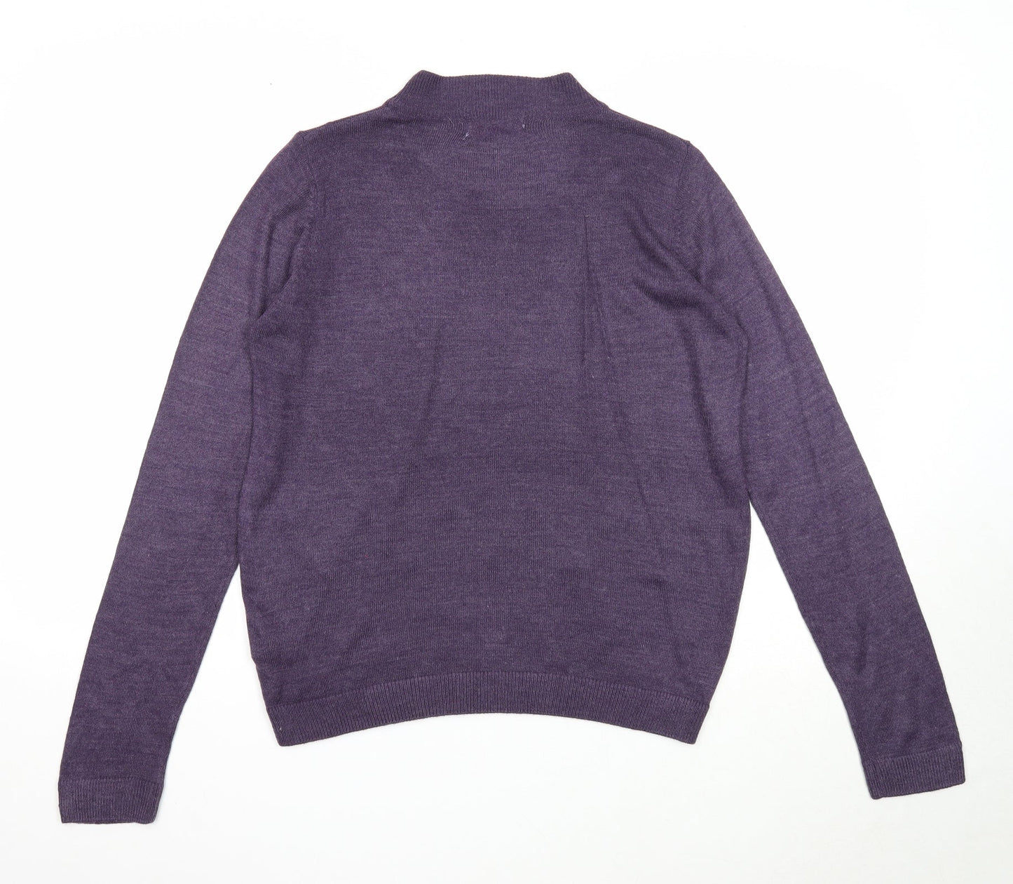Womens UK Size 10 EWM Purple Pullover Jumper