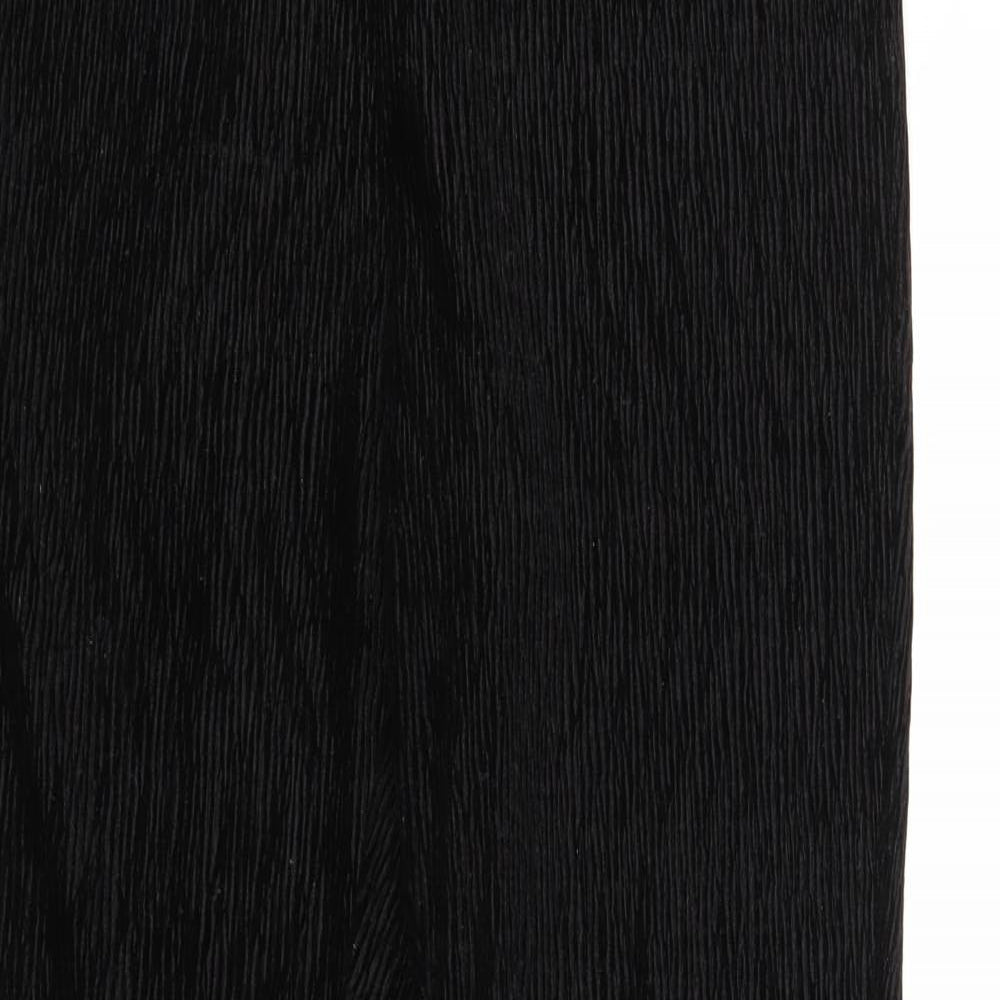 Womens UK Size M Divided Regular Fit Jogger Black Trousers
