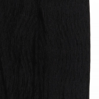 Womens UK Size M Divided Regular Fit Jogger Black Trousers