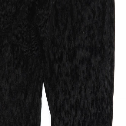 Womens UK Size M Divided Regular Fit Jogger Black Trousers