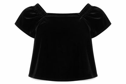 Womens UK Size 8 New Look Black Basic Blouse