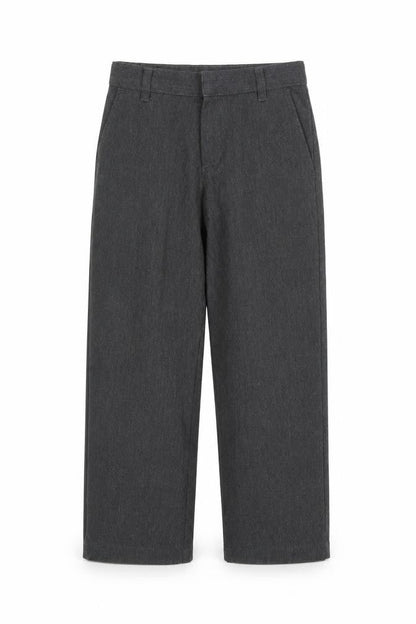 George Boys Grey Polyester Chino Trousers Size 5-6 Years Regular Pullover