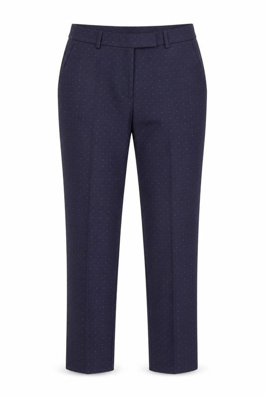 Womens UK Size 10 Marks and Spencer Slim Fit Chino Blue Trousers