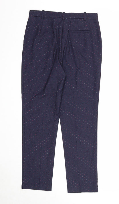 Womens UK Size 10 Marks and Spencer Slim Fit Chino Blue Trousers