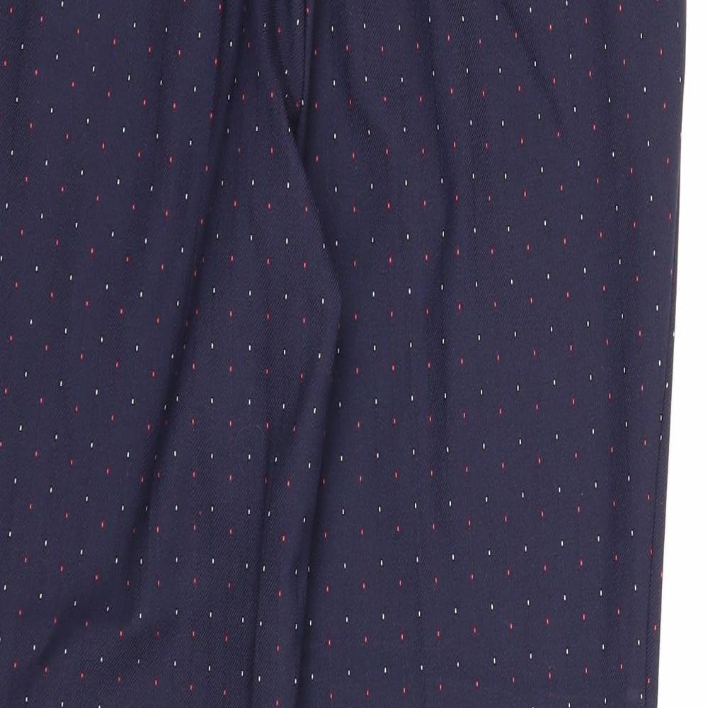 Womens UK Size 10 Marks and Spencer Slim Fit Chino Blue Trousers