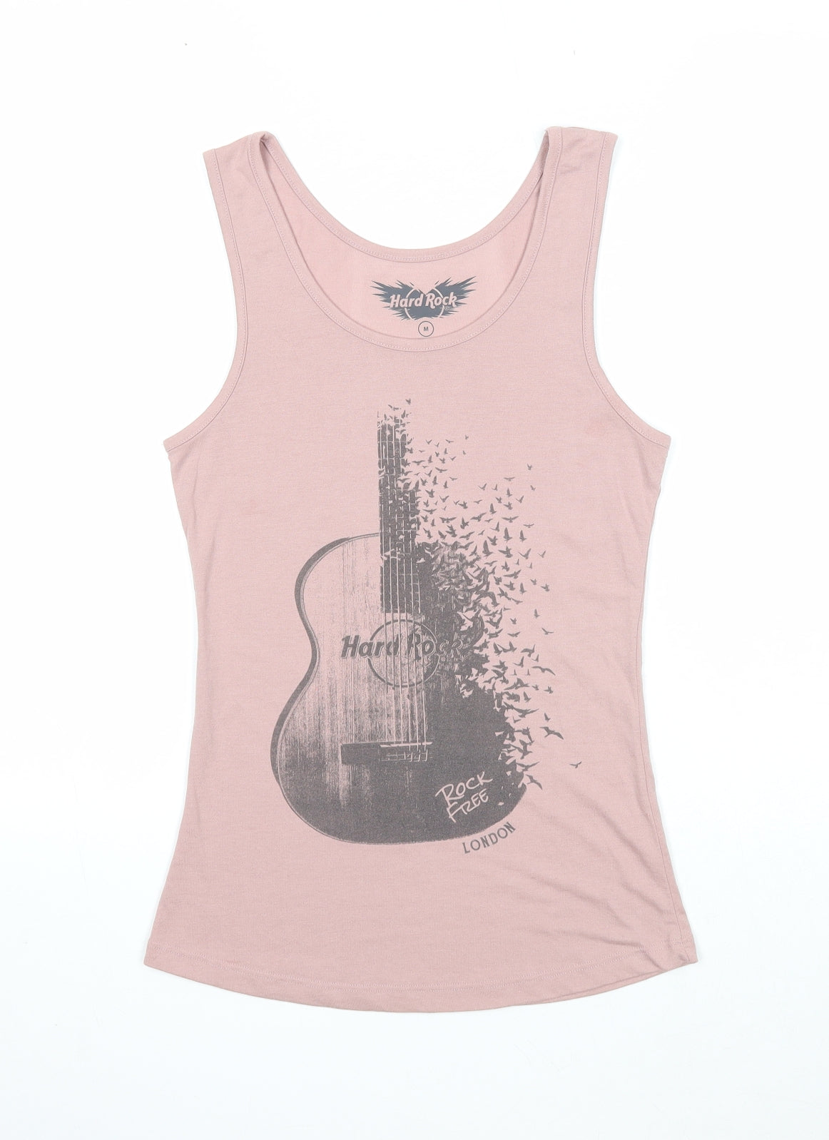 Womens UK Size M Hard Rock Purple Basic Tank