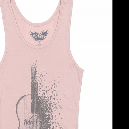 Womens UK Size M Hard Rock Purple Basic Tank