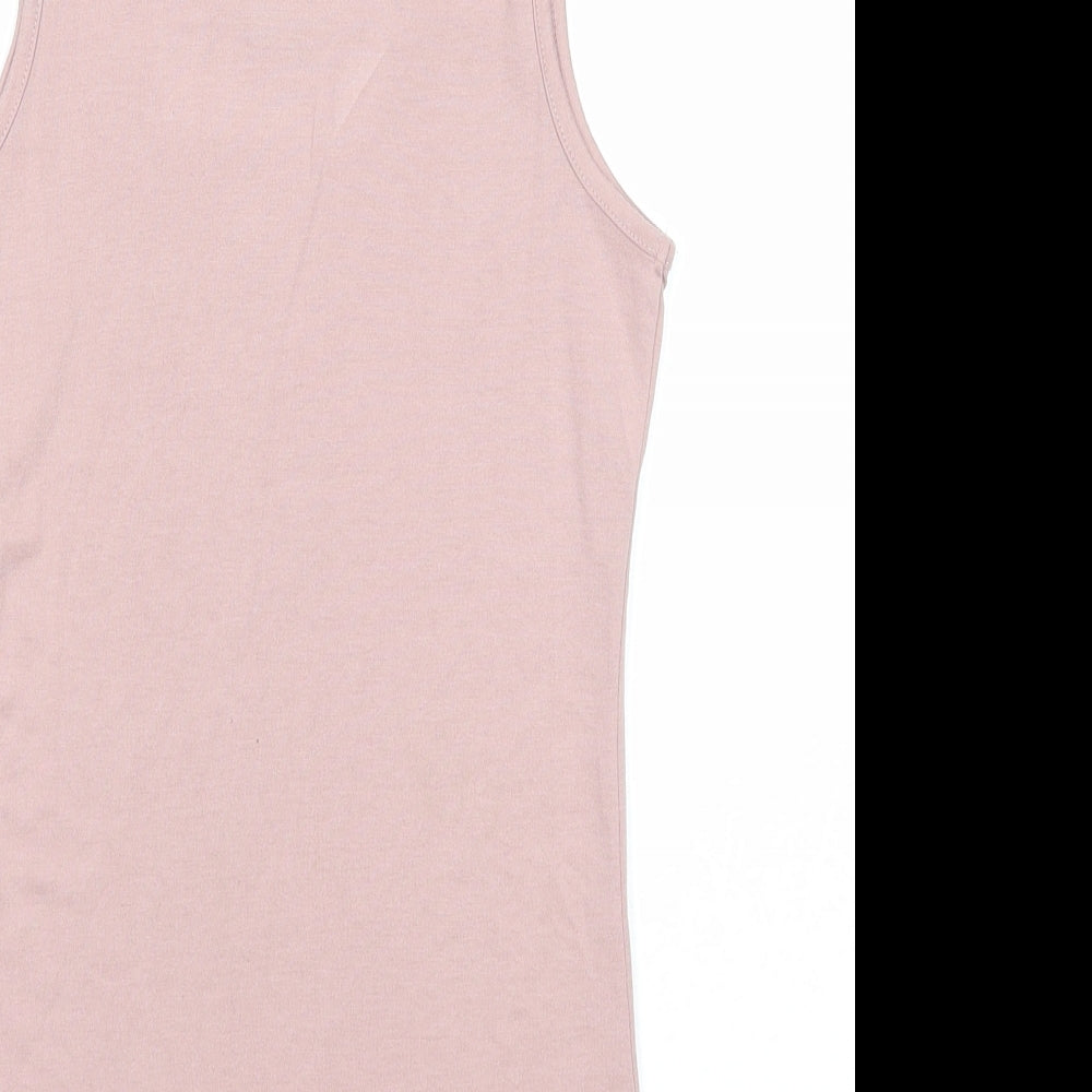 Womens UK Size M Hard Rock Purple Basic Tank