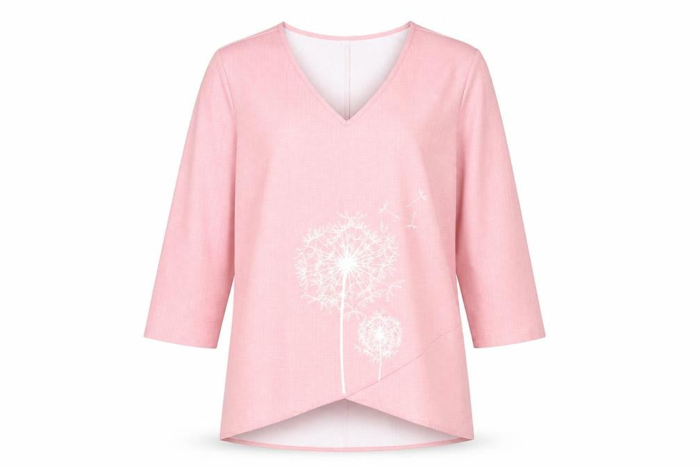 Womens UK Size M Preworn Pink Basic Blouse