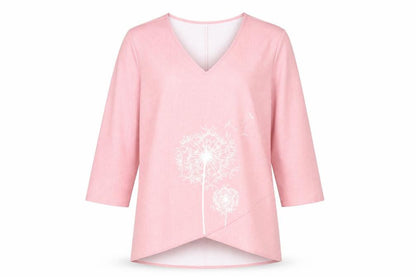 Womens UK Size M Preworn Pink Basic Blouse