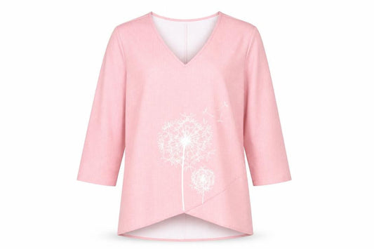 Womens UK Size M Preworn Pink Basic Blouse