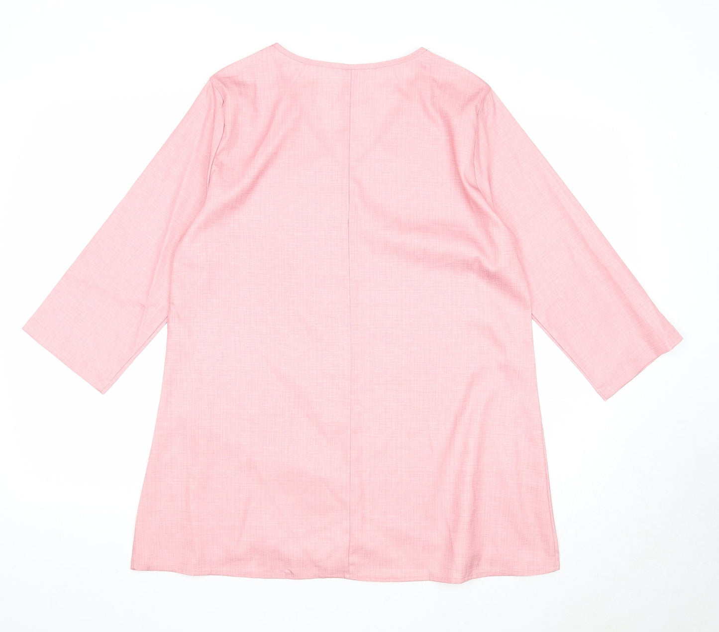Womens UK Size M Preworn Pink Basic Blouse
