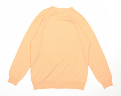 Womens UK Size S Janique Orange Cardigan Jumper