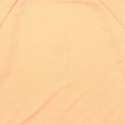 Womens UK Size S Janique Orange Cardigan Jumper